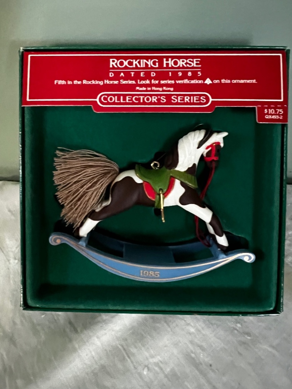 Hallmark Collector’s series Rocking Horse, LNIB dated 1985.